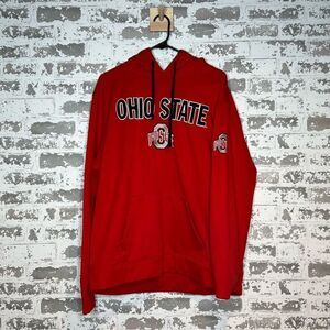 Scarlet and gray authentic apparel Ohio state buckeyes hoodie